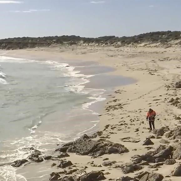 Pieces that may be from wetsuit, surfboard found after surfer attacked by shark off South Australia